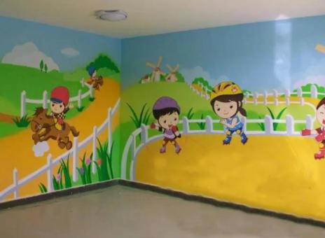 凤凰幼儿园墙体彩绘制作流程及注意事项