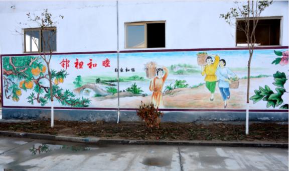 凤凰乡镇文化墙 乡风文明焕发新活力